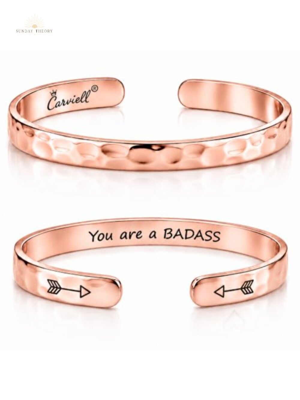 Engraved Inspirational Cuff Bracelet - Surgical Stainless Steel 316L - Gift for